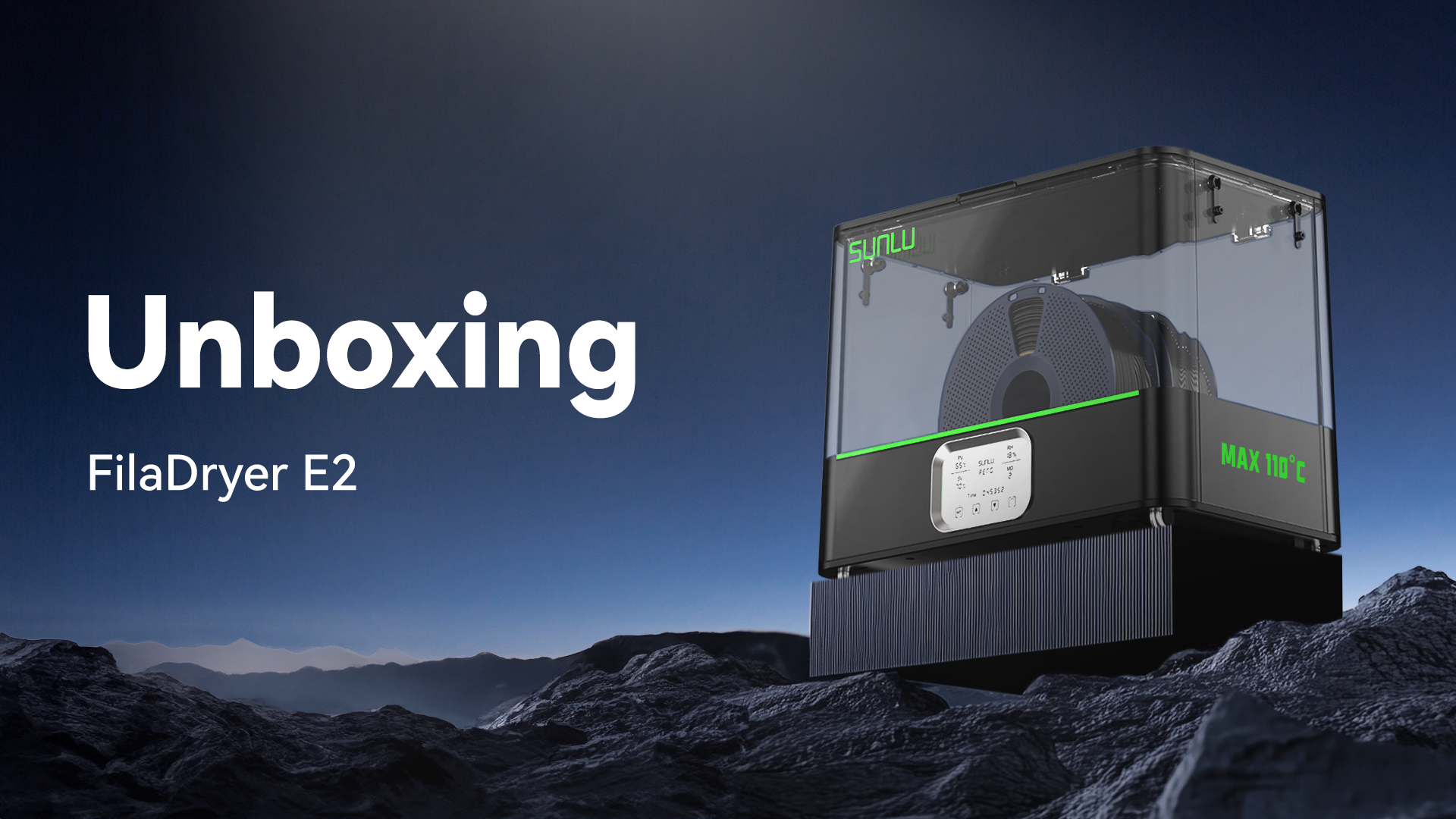 Amazon.com: SUNLU Official 3D Printer Filament Dryer E2, 110℃ Max
